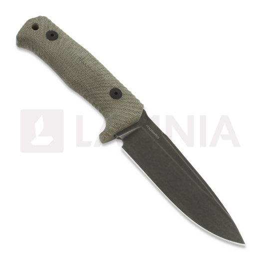 Lionsteel T5 - Blackwash - Micarta Green veitsi T5BCVG