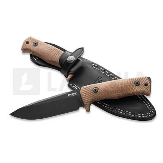 Cuțit Lionsteel T5 - Blackwash - Micarta Natural T5BCVN