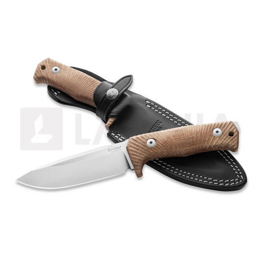 Nazis Lionsteel T5 - Satin - Micarta Natural T5CVN