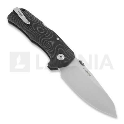 Lionsteel TM1 Micarta sulankstomas peilis, juoda TM1MS