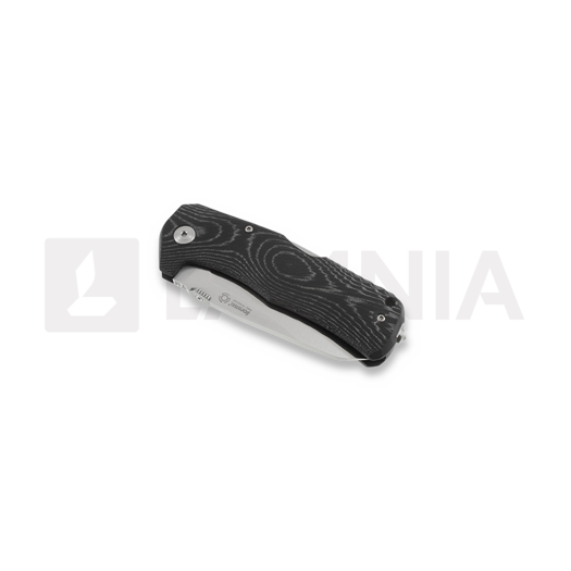 Lionsteel TM1 Micarta kääntöveitsi, musta TM1MS