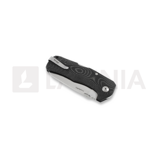 Lionsteel TM1 Micarta kääntöveitsi, musta TM1MS