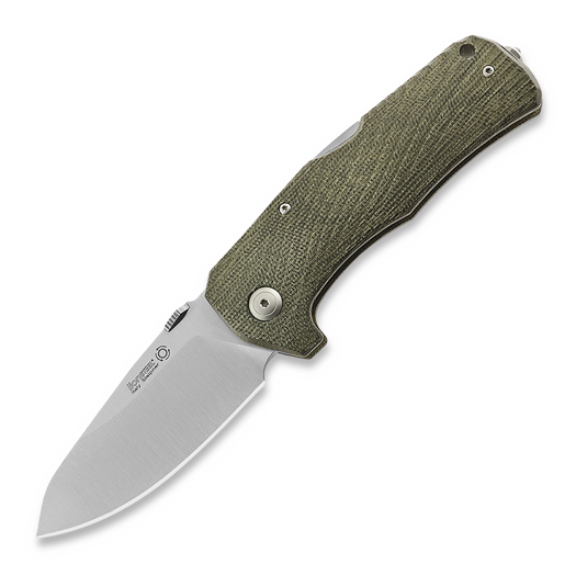 Lionsteel TM1 Micarta folding knife, olive drab TM1CVG