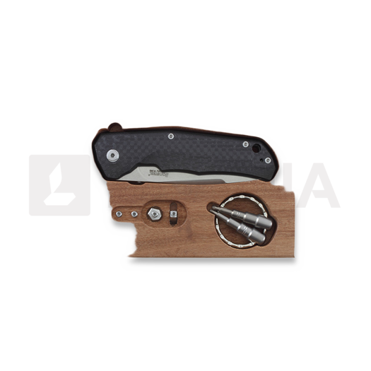 Lionsteel TRE Carbon Fiber sulankstomas peilis TREFC