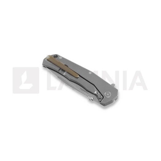Lionsteel TRE Titanium kääntöveitsi, bronze TREBR