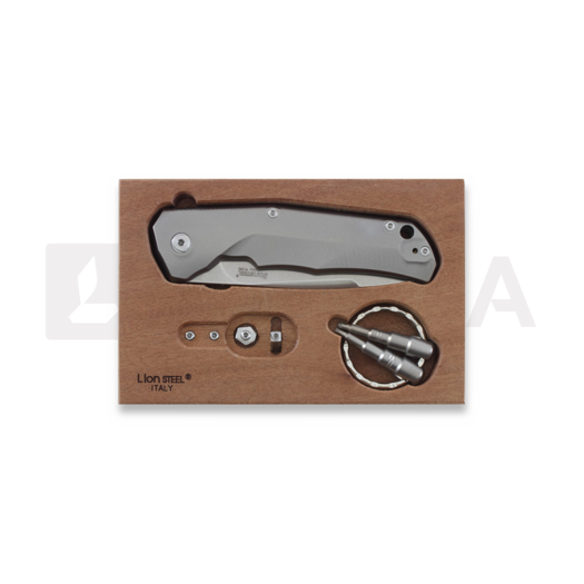 Lionsteel TRE Titanium kääntöveitsi, bronze TREBR