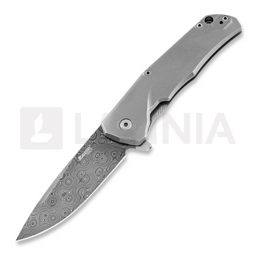 Navaja Lionsteel TRE Titanium Damascus