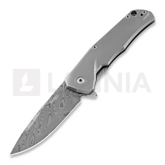 Lionsteel TRE Titanium Damascus sulankstomas peilis
