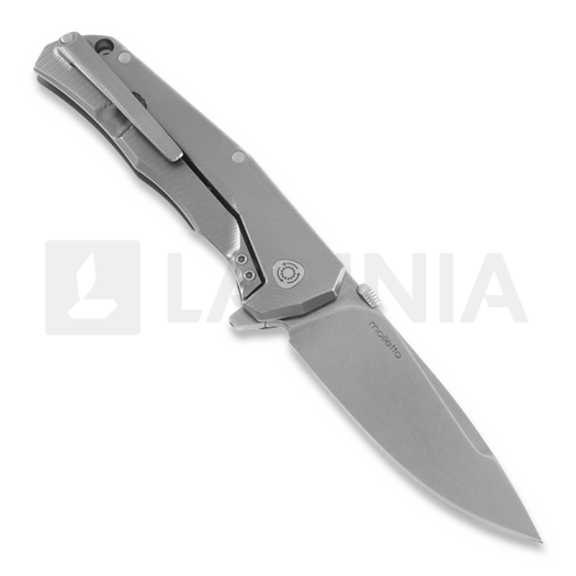 Lionsteel TRE Titanium k&auml;&auml;nt&ouml;veitsi, harmaa TREGY