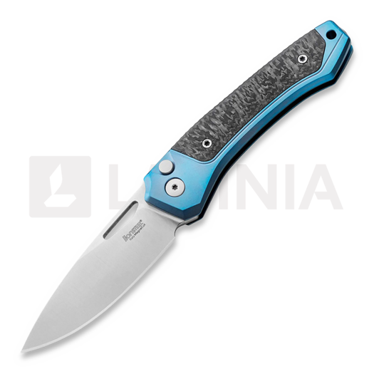 Liigendnuga Lionsteel Twain - MagnaCut - Solid Ti Blue + Solid CF TWBLCF