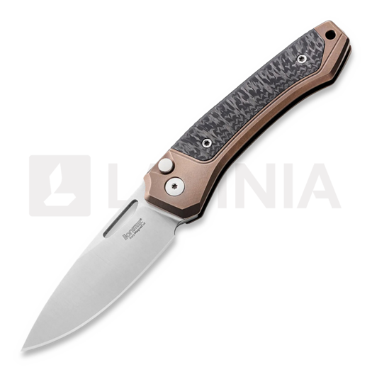 Lionsteel Twain - MagnaCut - Solid Ti Bronzed + Solid CF 접이식 나이프 TWBRCF