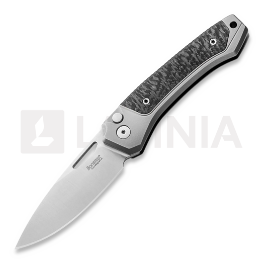 Lionsteel Twain - MagnaCut - Solid Ti + Solid CF folding knife TWGYCF