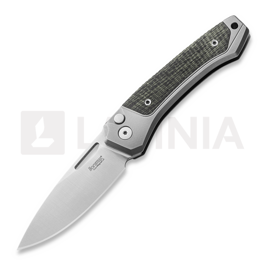 Lionsteel Twain - MagnaCut - Solid Ti + Solid GC Micarta 접이식 나이프 TWGYCVG