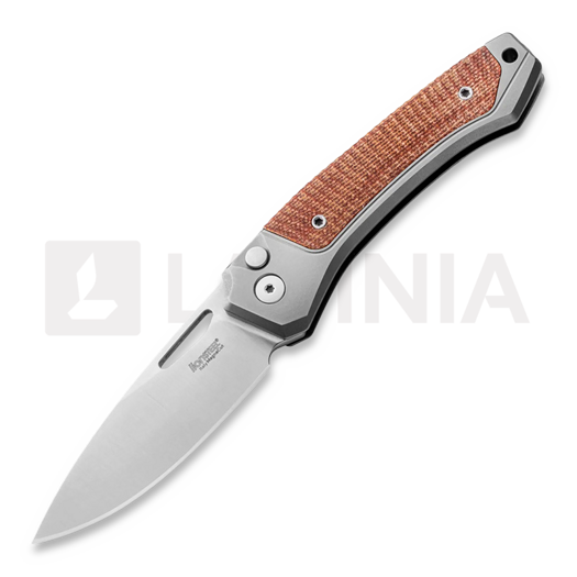 Lionsteel Twain - MagnaCut - Solid Ti + Solid NC Micarta kääntöveitsi TWGYCVN