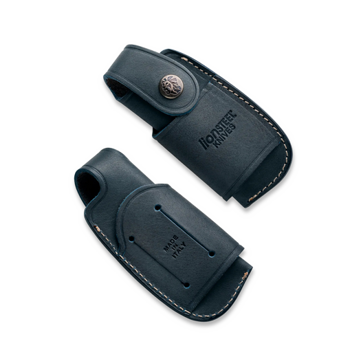 Lionsteel Vertical/Horizontal Leather Sheath, 藍色 900FDV4BL