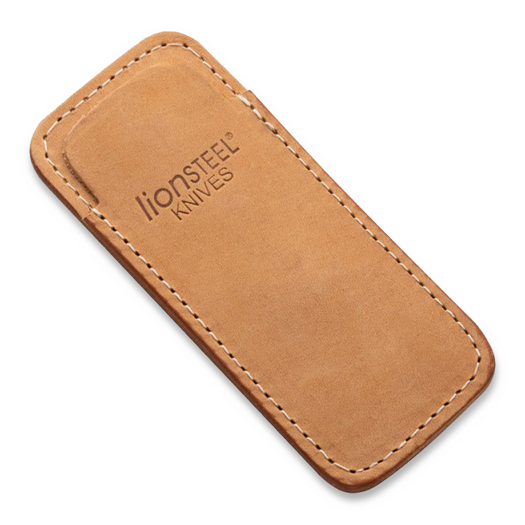 Lionsteel Vertical leather sheath with clip, piaskowy 900FDV3SN