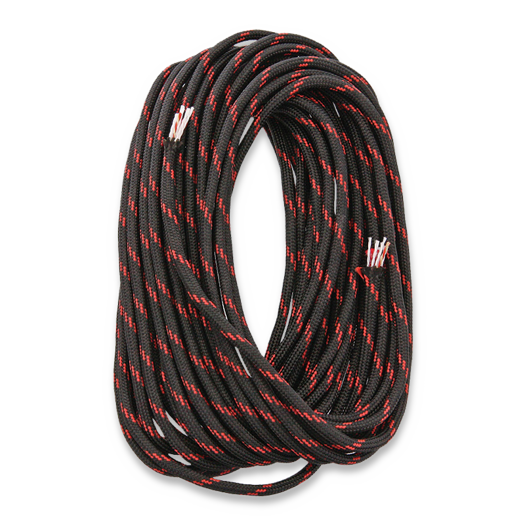 Live Fire Gear FireCord 550, Black/Red Line 7,5m