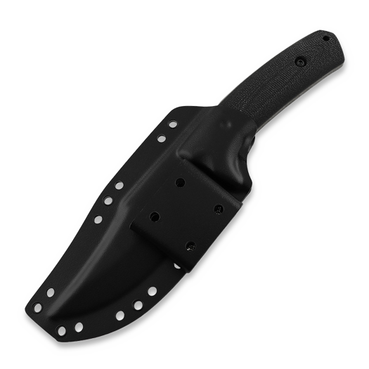 LKW Knives City Bowie - Stonewash - G10 knife, black