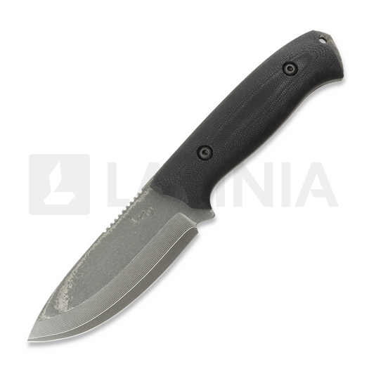 LKW Knives Dwarf - VG10 Damascus - G10 ナイフ, 黒