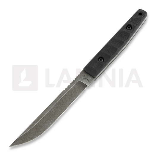 Nóż LKW Knives Kwaiken - Stonewash - G10, czarny