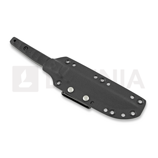 LKW Knives Kwaiken - Stonewash - G10 knife, black