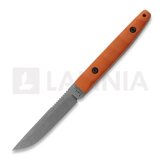 Nóż LKW Knives Kwaiken - Stonewash - G10, pomarańczowa