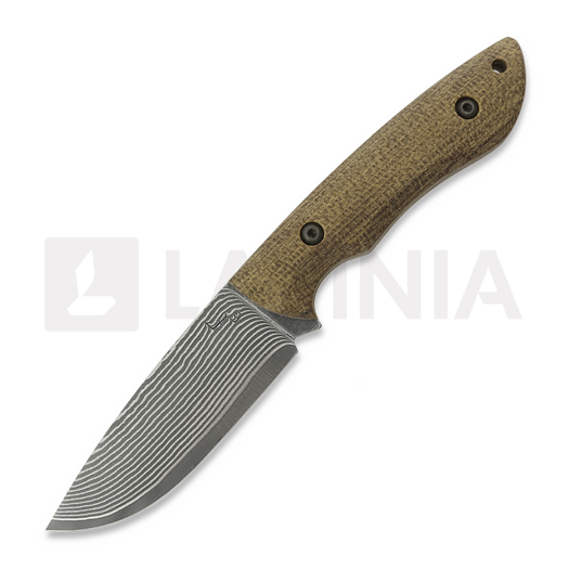 Cuțit LKW Knives Mauler - VG10 - Micarta, maro