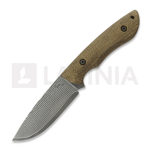 Nóż LKW Knives Mauler - VG10 - Micarta, brązowa