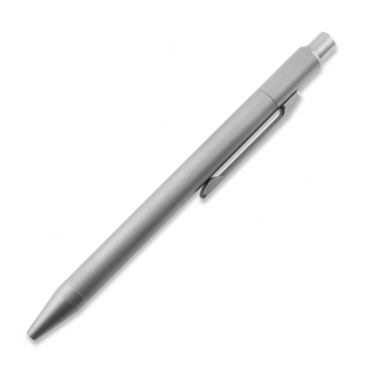 Pióro Logical Carry Noiseless-Click Titanium Ballpoint, Beadblast