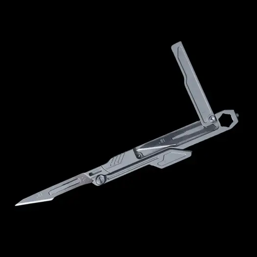 Logical Carry Swiftblade Titanium Scalpel, Beadblasted