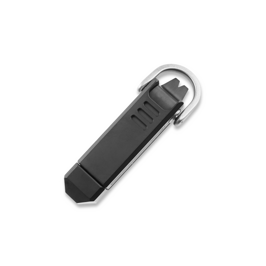 Logical Carry Ti-Capsule Titanium Screwdriver with Bits multitool, black