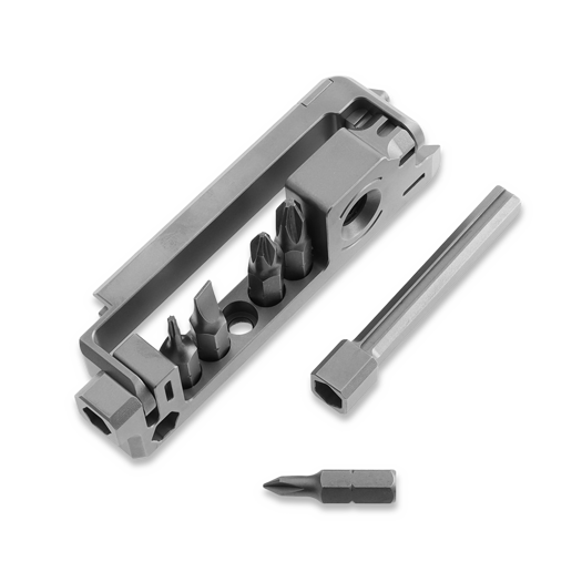 Logical Carry Ti-Mag V2 Titanium multitool, Beadblasted