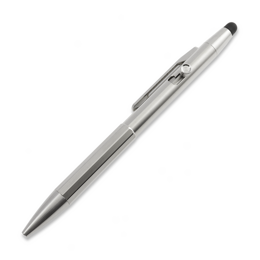Stylo Logical Carry Titanium Bolt Action Rollber Ball Pen with Stylus