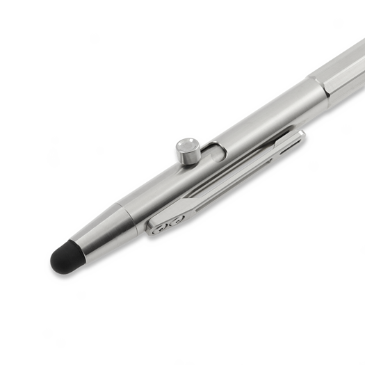 Pi&oacute;ro Logical Carry Titanium Bolt Action Rollber Ball Pen with Stylus