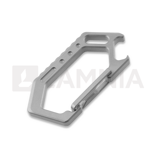 Logical Carry Versatile Titanium Carabiner for Explorers, Beadblast