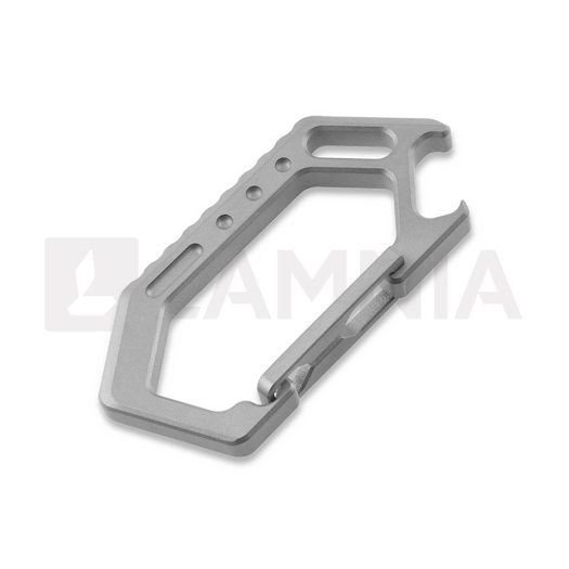 Logical Carry Versatile Titanium Carabiner for Explorers, Beadblast
