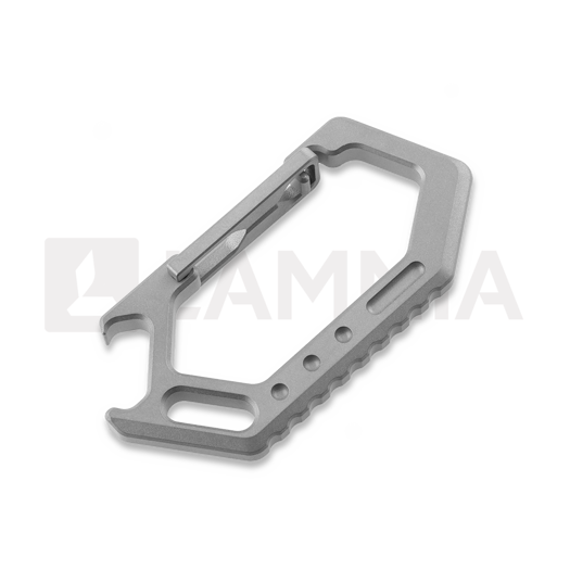 Logical Carry Versatile Titanium Carabiner for Explorers, Beadblast
