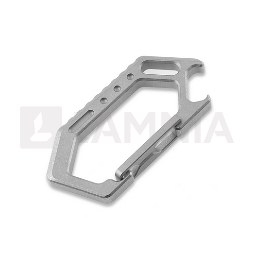Logical Carry Versatile Titanium Carabiner for Explorers, Stonewashed