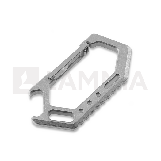 Logical Carry Versatile Titanium Carabiner for Explorers, Stonewashed