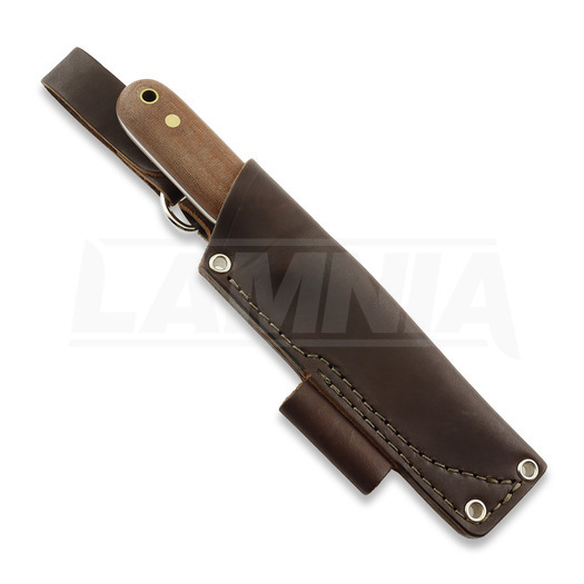 LT Wright Bushcrafter O1 peilis, scandi, natural micarta