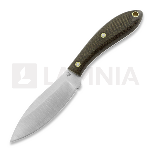 Couteau LT Wright Large Northern Hunter AEB-L high Saber, green, Matte