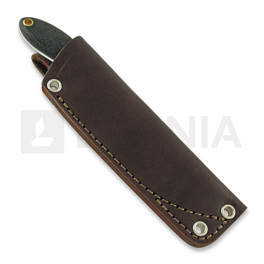 LT Wright Small Northern Hunter AEB-L kniv, high flat, black micarta