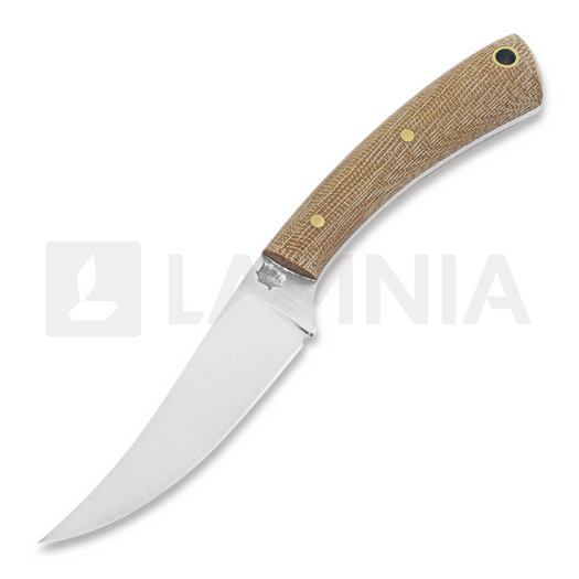 มีด LT Wright Small Swoop D2, flat, micarta