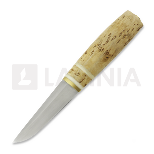M.M Custom Knives Puukko 7, K990-curly-antler