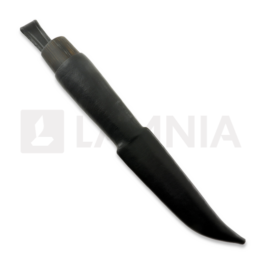 M.M Custom Knives Puukko, Burnt oak / moose antler