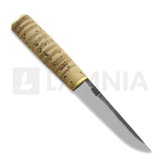 Nazis M.M Custom Knives Puukko, Curly birch, deer antler