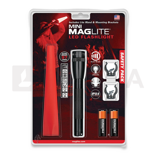 Mag-Lite Mini Maglite LED Safety Pack