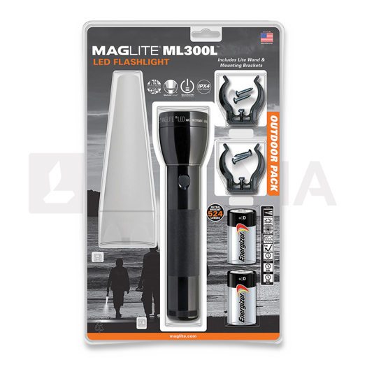 Mag-Lite ML300L LED Flashlight Outdoor