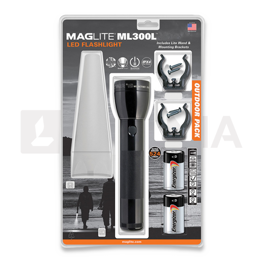 Mag-Lite ML300L LED Flashlight Outdoor