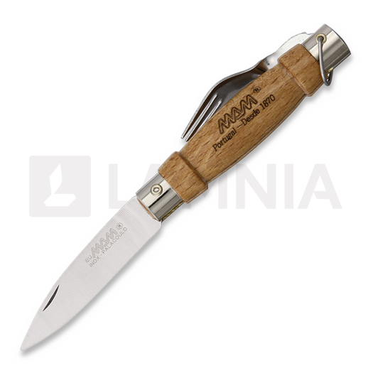 MAM Knife with Fork & Keyring folding knife